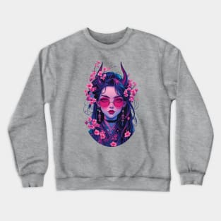 Cherry Blossom Demon Crewneck Sweatshirt